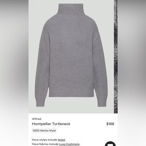 Aritzia Montpellier Turtleneck size S